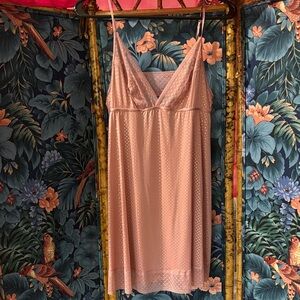 Victoria's Secret Pink Dotted Chemise